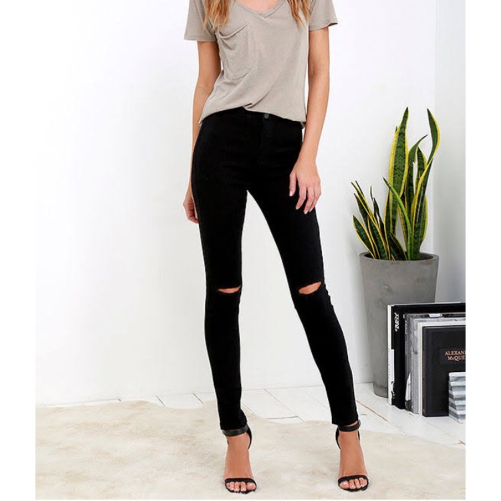 NWOT Lulu’s High-waisted Skinny Jeans